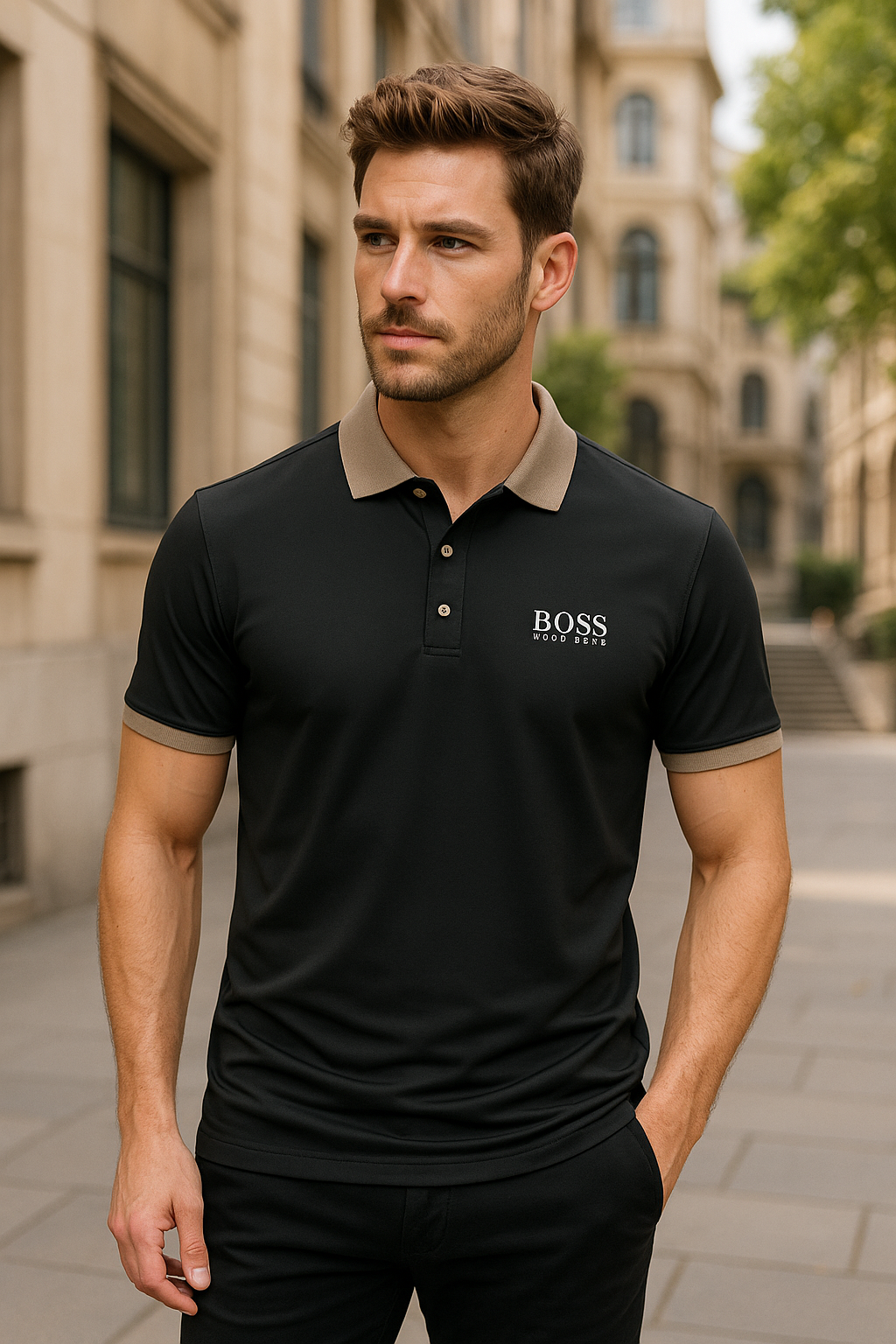 HB – Hoogwaardige Polo met Korte Mouwen