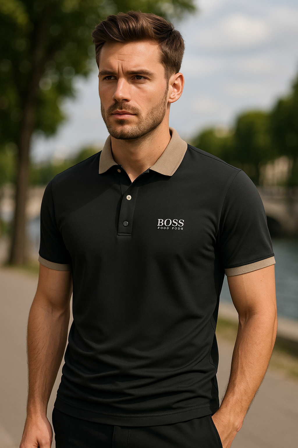 HB – Hoogwaardige Polo met Korte Mouwen