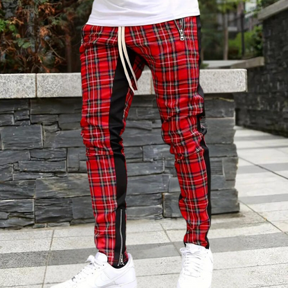 ALOIS – Geruite Zomerpantalon