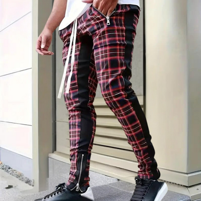 ALOIS – Geruite Zomerpantalon