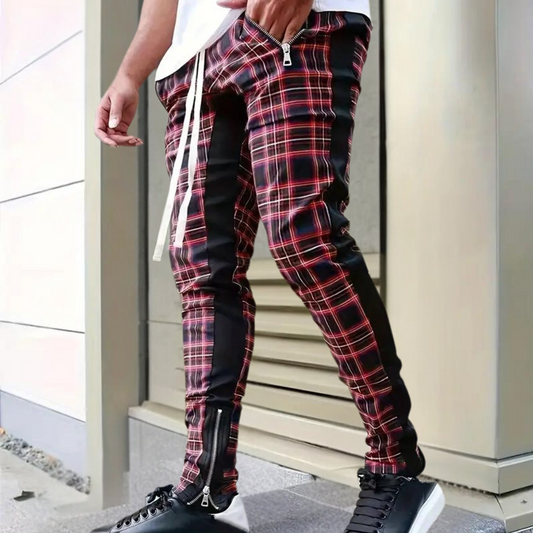 ALOIS – Geruite Zomerpantalon